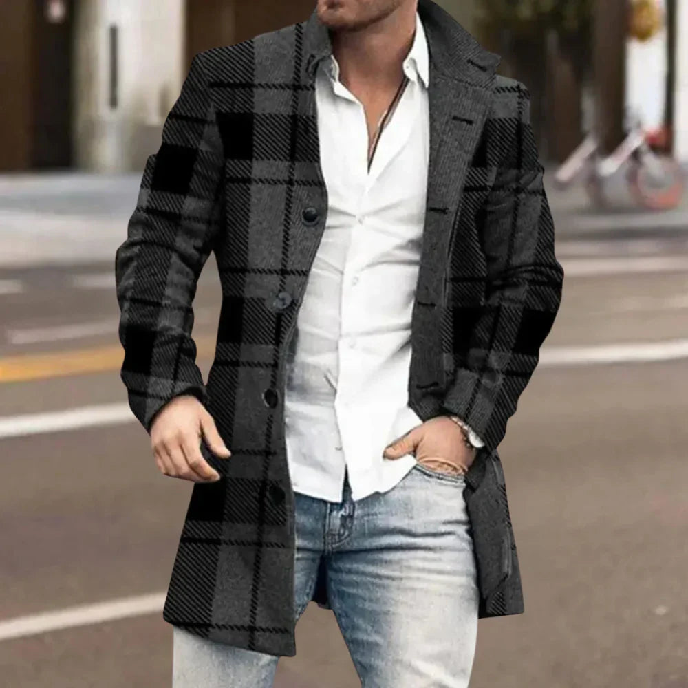 Stylischer Herren Wintermantel