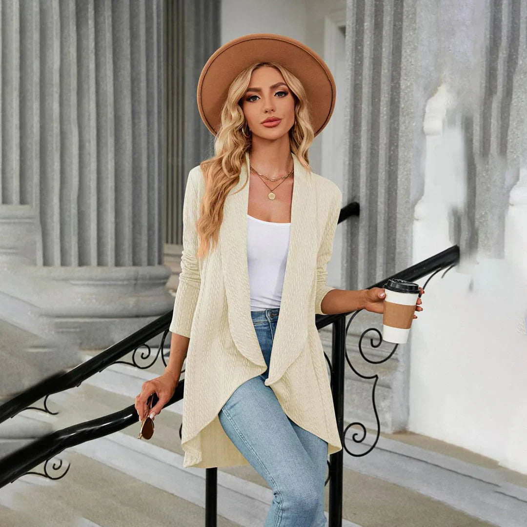 Offener Damen-Cardigan aus Strick