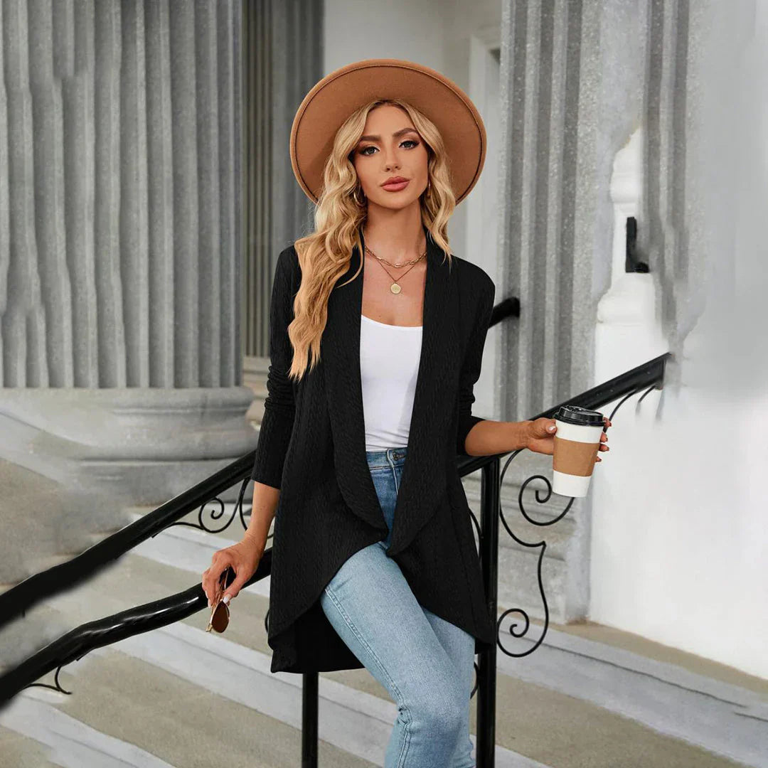 Offener Damen-Cardigan aus Strick