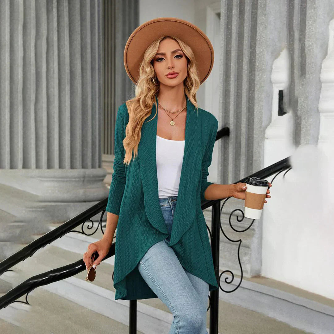 Offener Damen-Cardigan aus Strick