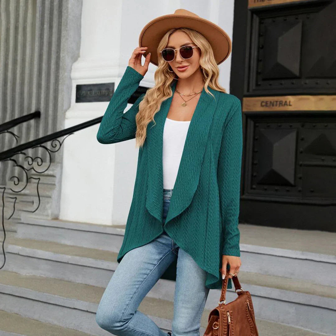 Offener Damen-Cardigan aus Strick