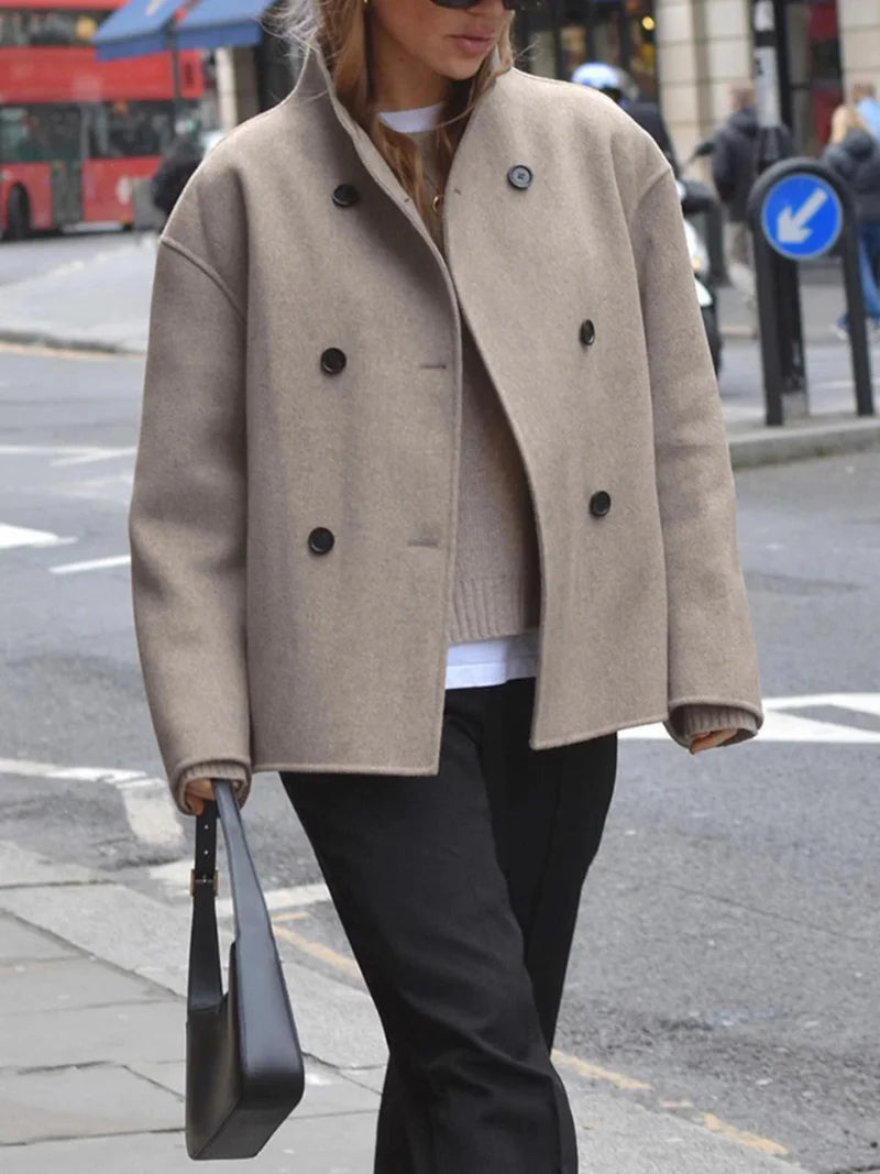 Kurze Wolljacke für Damen