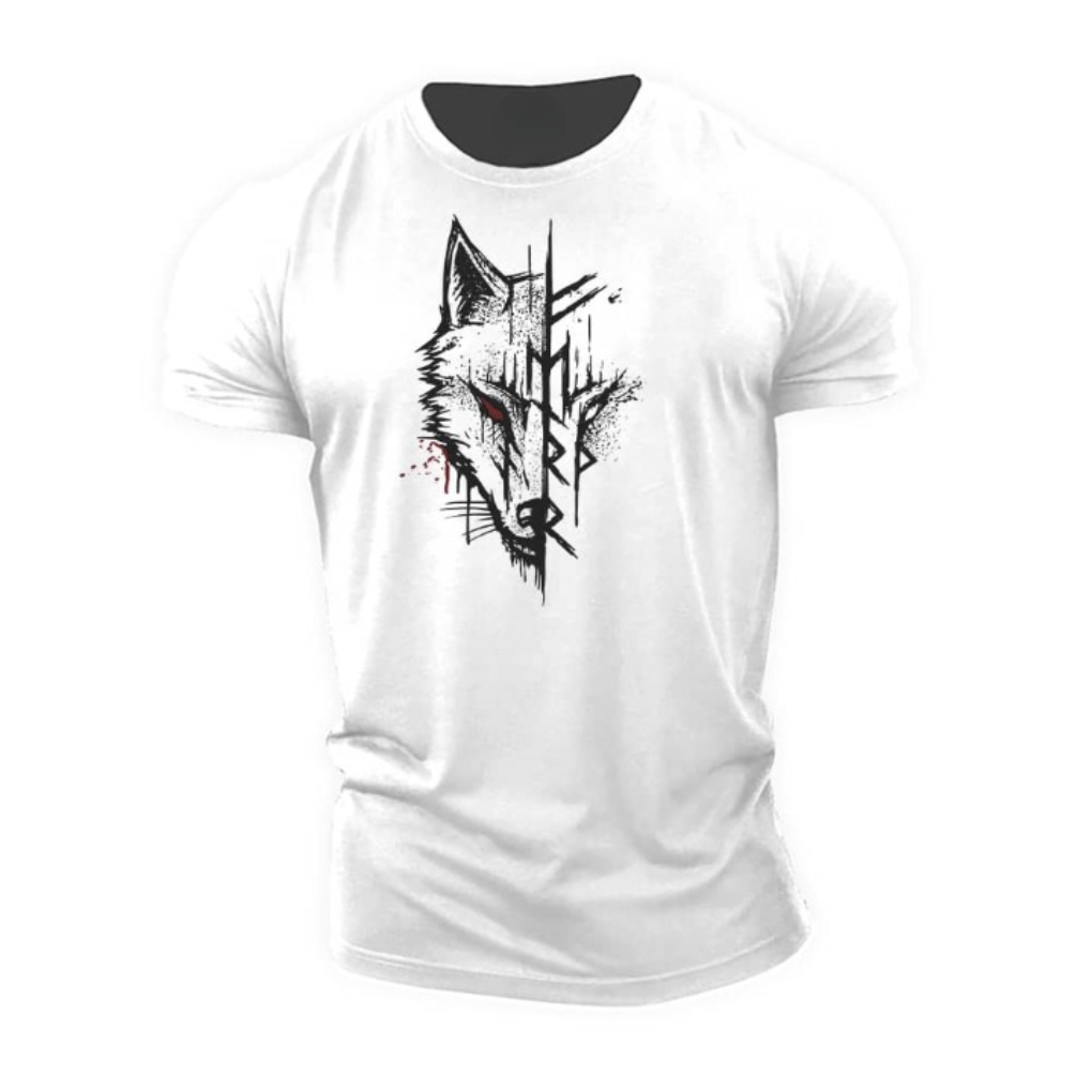 Kurzärmeliges Baumwoll-T-Shirt für Herren