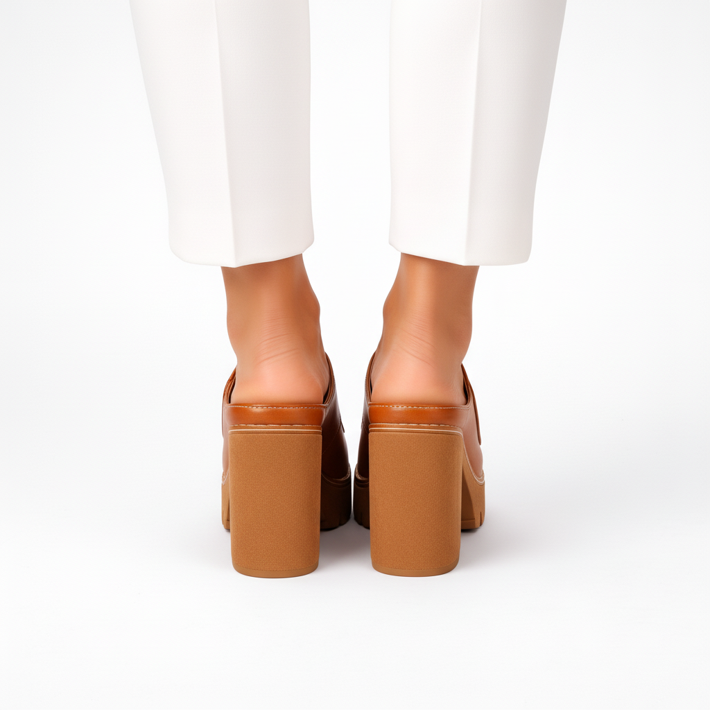 Damen Elegante Plateau-Pumps