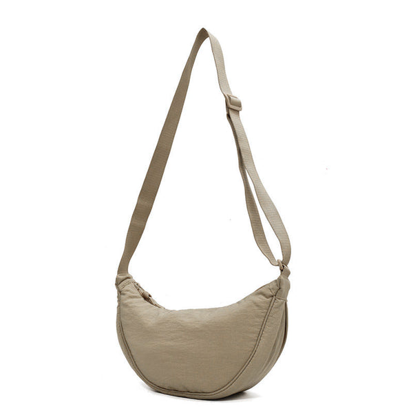 Geräumige Nylon-Umhängetasche für Damen