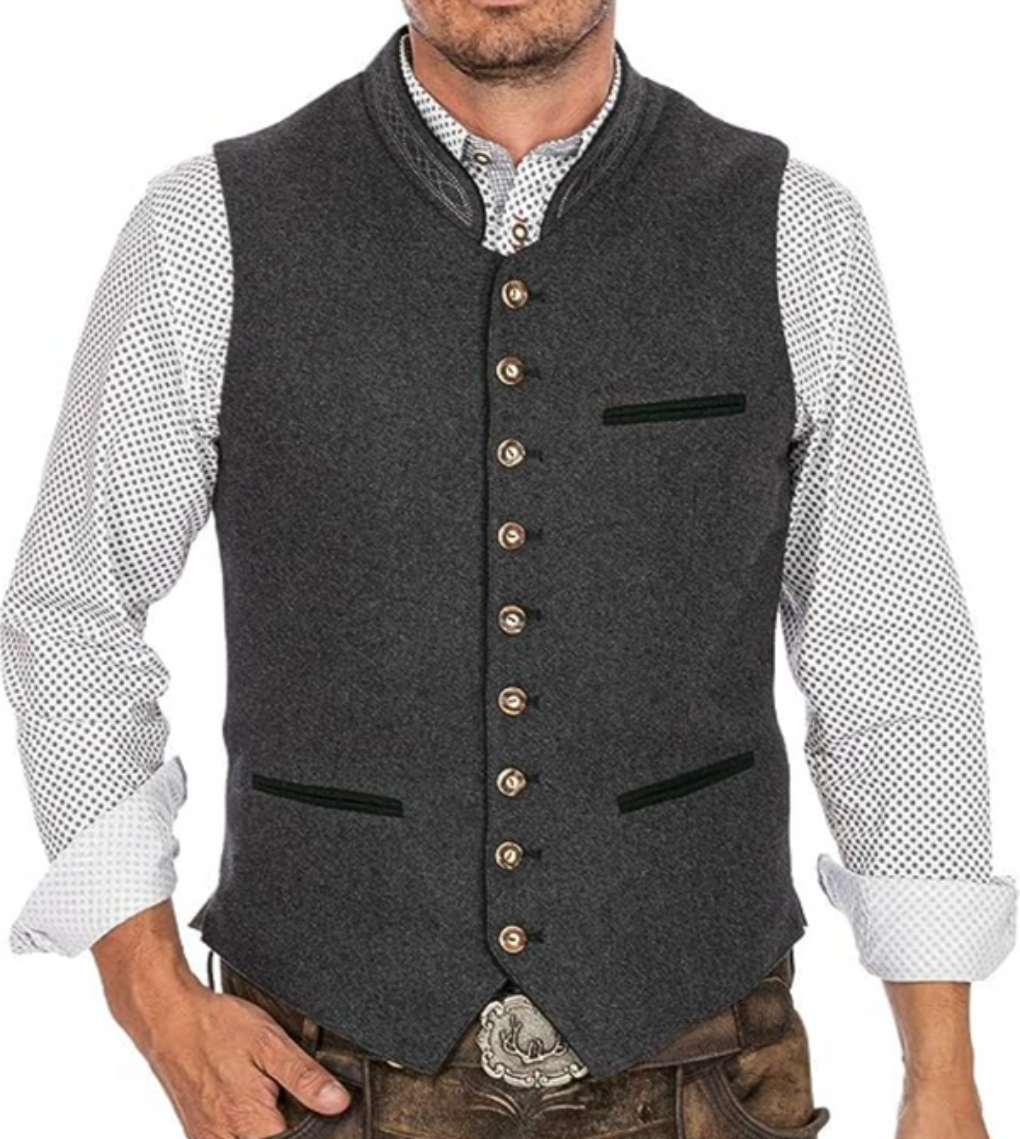 Elegante Trachtenweste für Herren