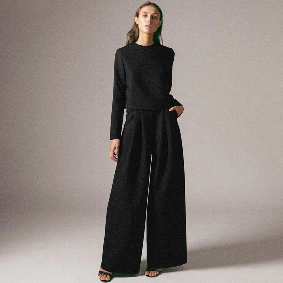 Elegantes zweiteiliges Palazzo-Set