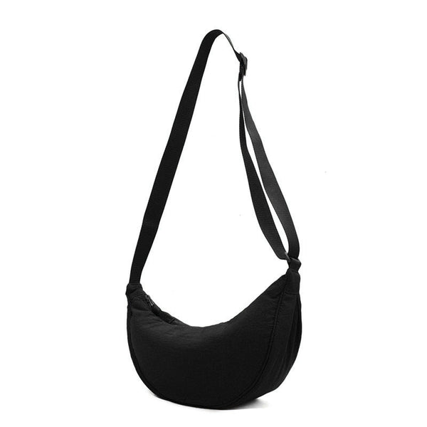Geräumige Nylon-Umhängetasche für Damen