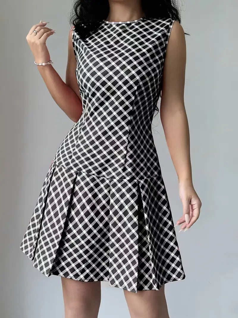 Modisches Sommerkleid - ärmellos, A-Linien-Passform, bequem & elegant für jeden Anlass