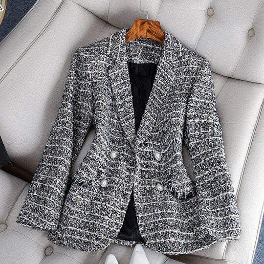 Eleganter Tweed-Blazer für Damen Zeitlose Eleganz für jeden Anlass