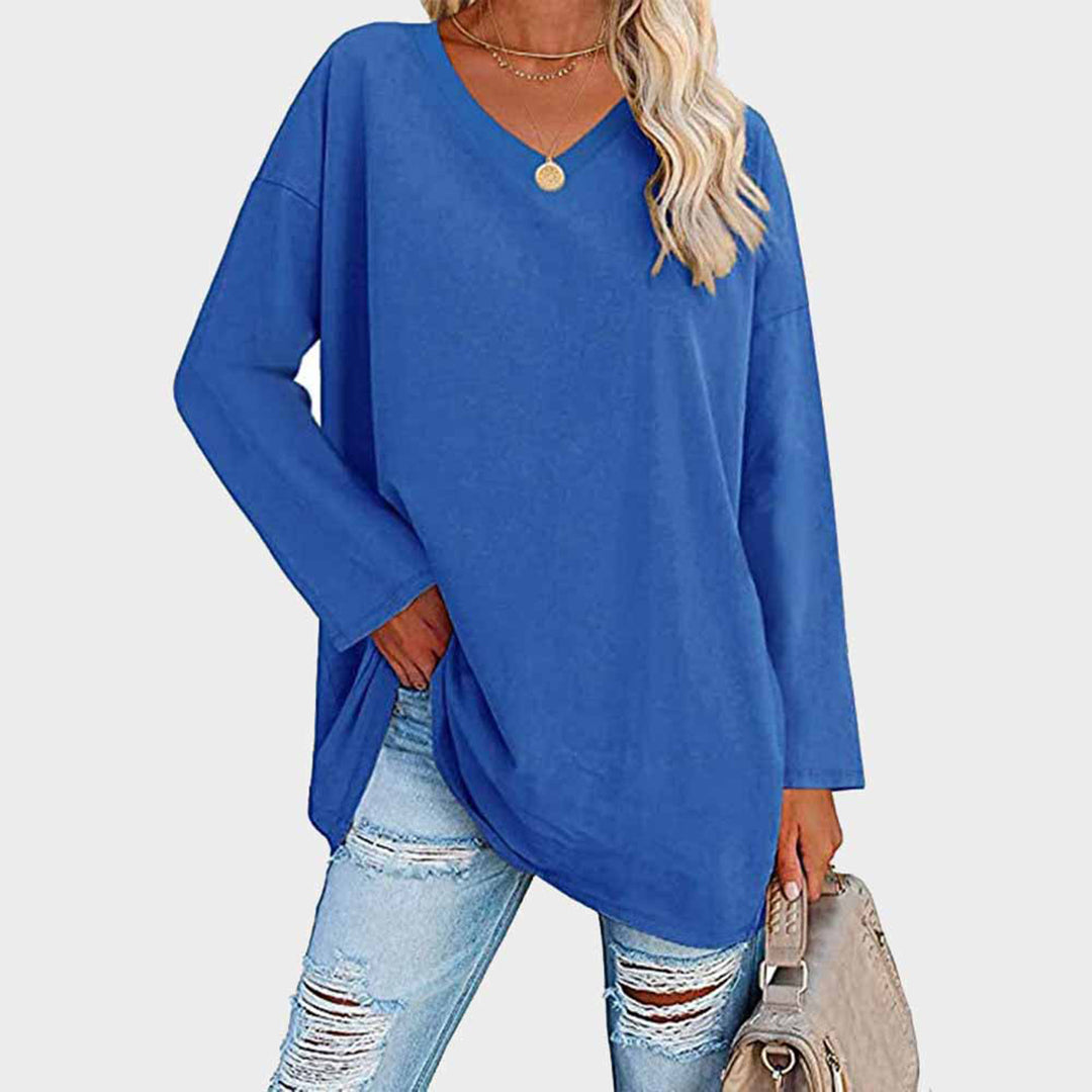 Elegantes Langarm-Top