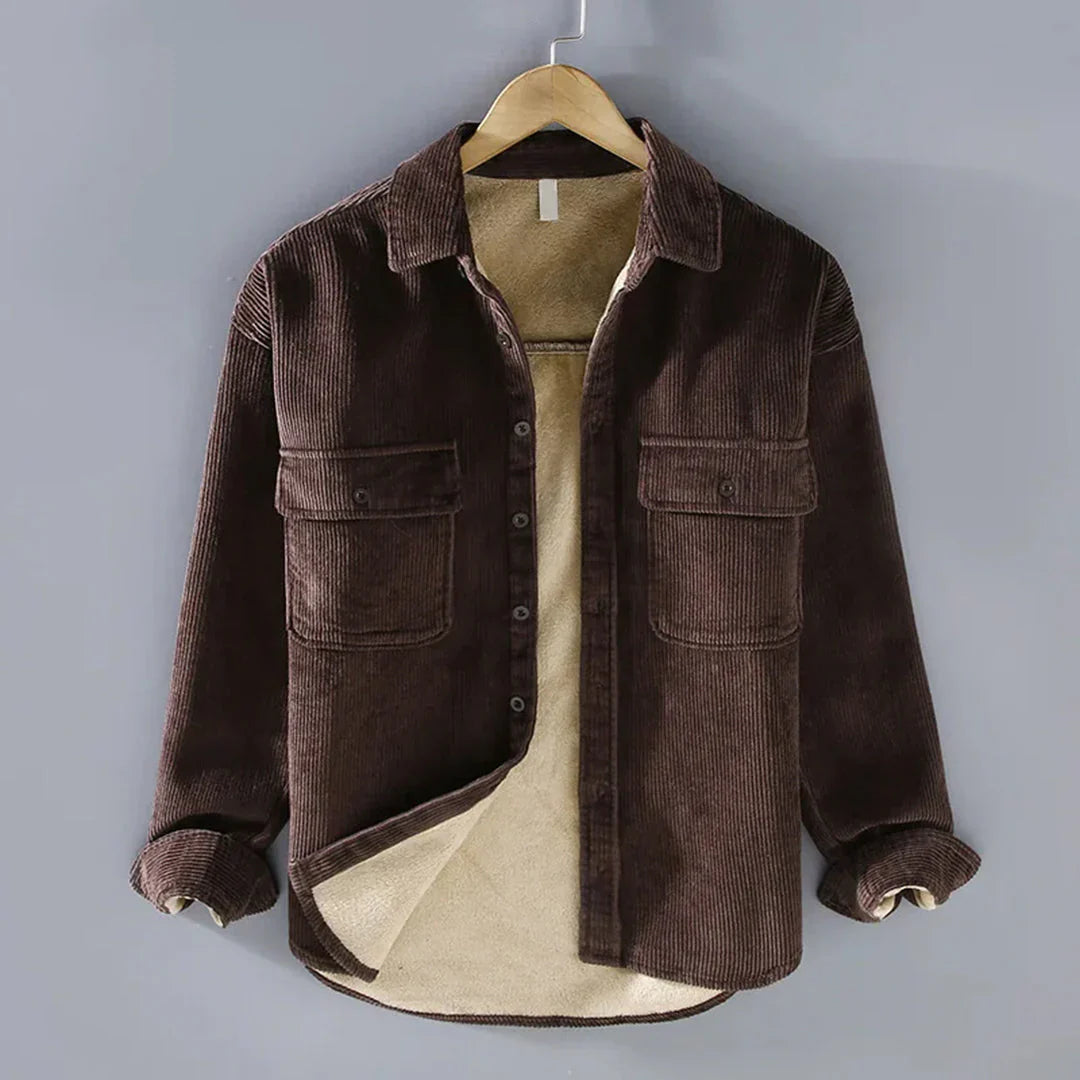 Warmes Vintage Casual Herrenhemd