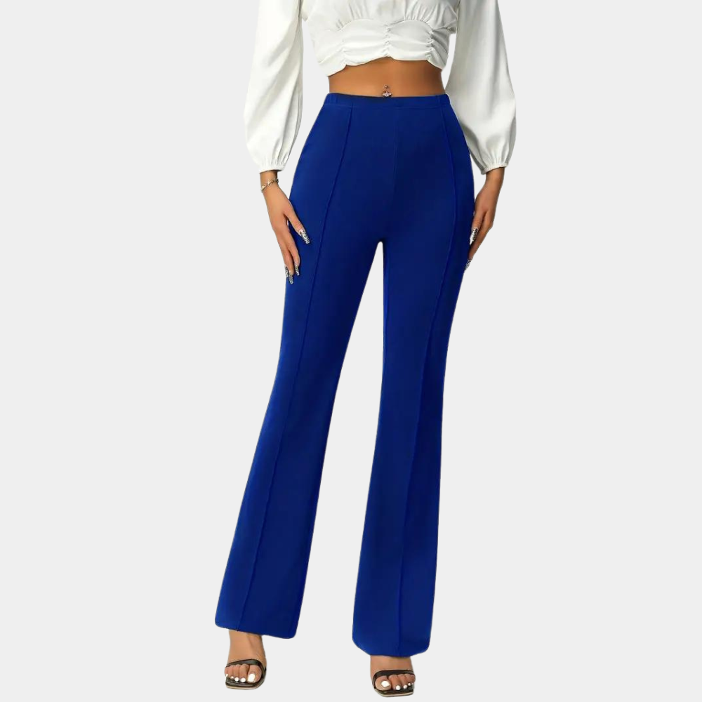 Trendige Flared-Hose mit Hoher Taille