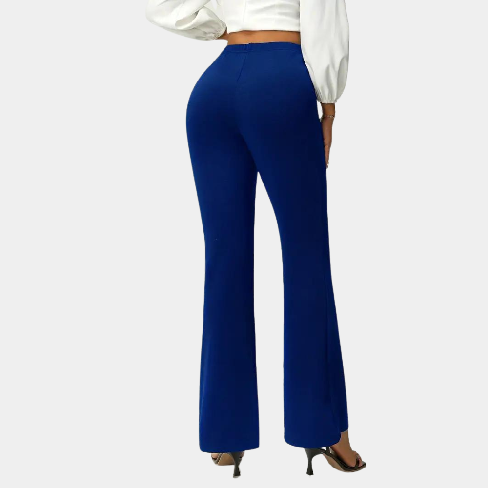 Trendige Flared-Hose mit Hoher Taille