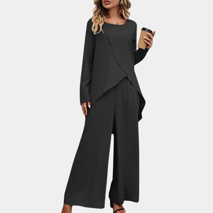 Elegantes Zweiteiliges Damen-Hosenanzug-Set für Büro & Freizeit