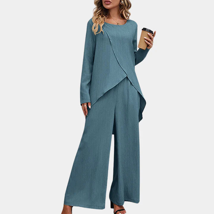 Elegantes Zweiteiliges Damen-Hosenanzug-Set für Büro & Freizeit