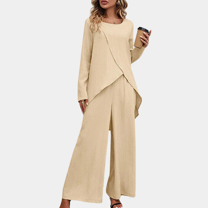 Elegantes Zweiteiliges Damen-Hosenanzug-Set für Büro & Freizeit