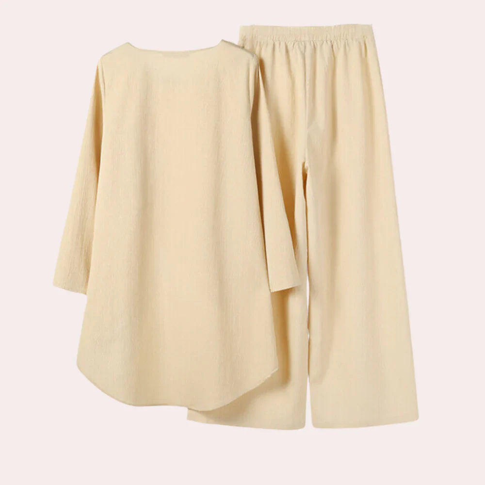 Elegantes 2-teiliges Hosenanzug-Set für Damen