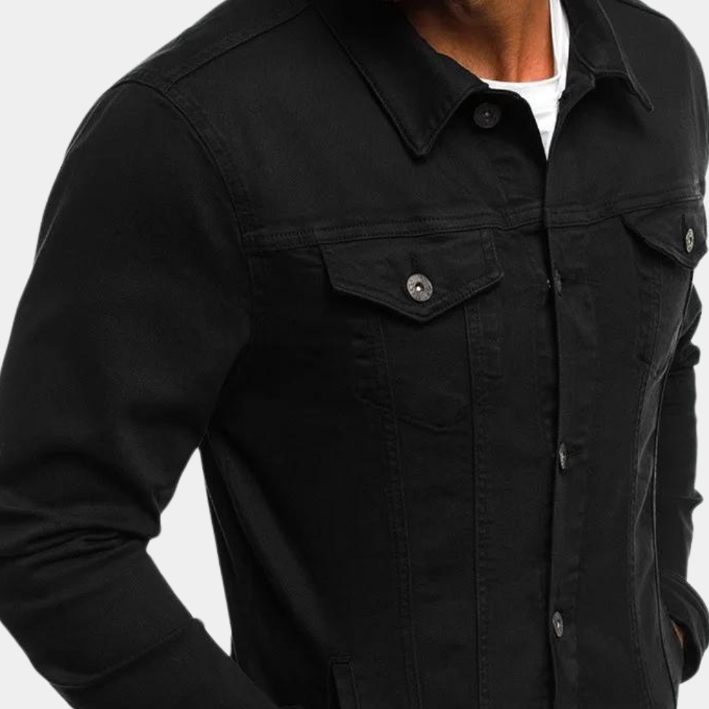 Lässige Jeansjacke für Herren Zeitloser Stil trifft auf alltäglichen Komfort