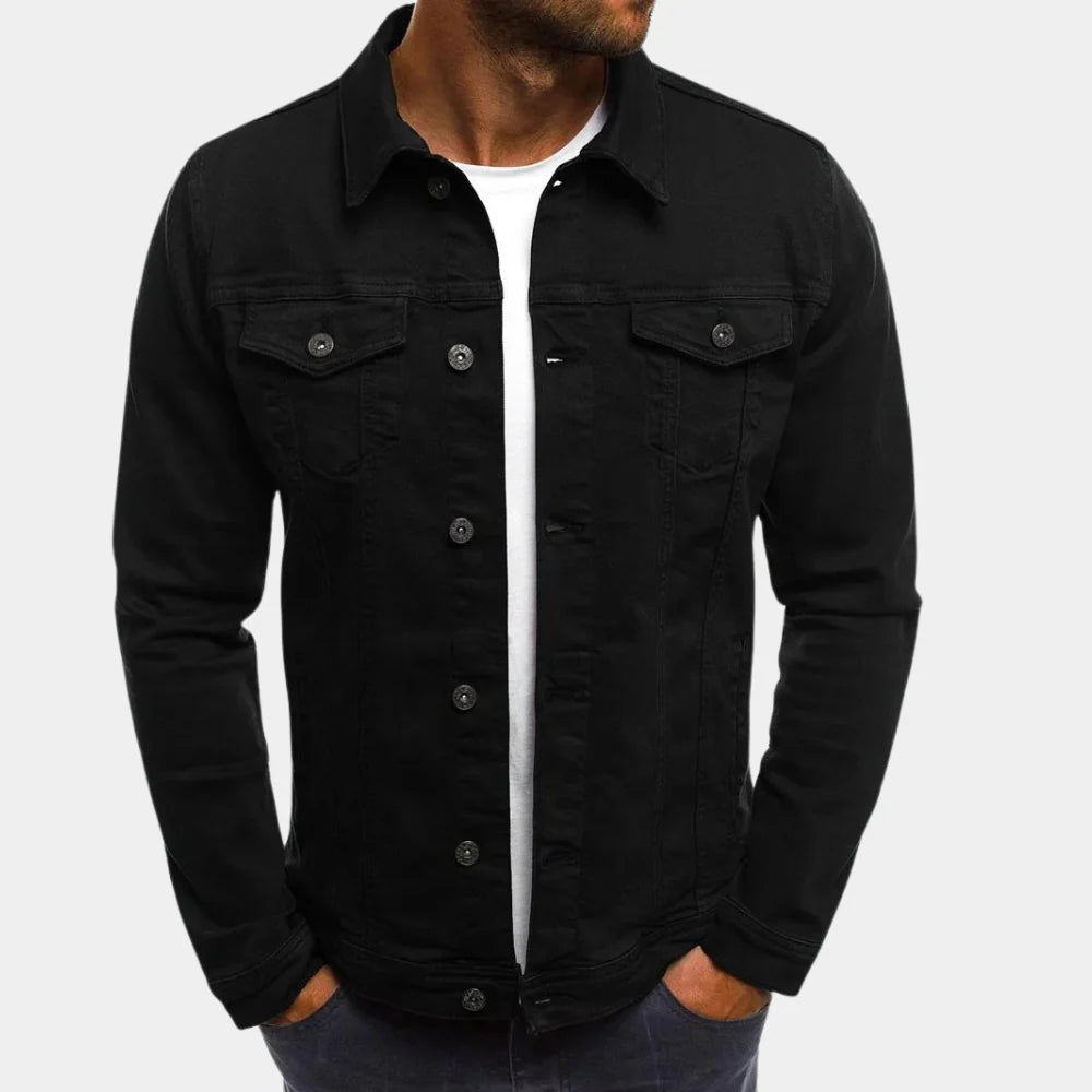 Lässige Jeansjacke für Herren Zeitloser Stil trifft auf alltäglichen Komfort