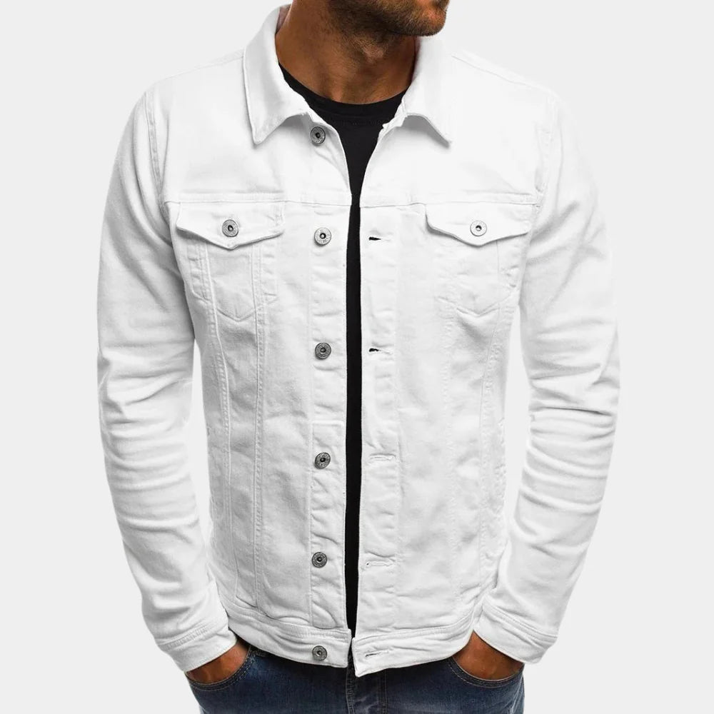 Lässige Jeansjacke für Herren Zeitloser Stil trifft auf alltäglichen Komfort