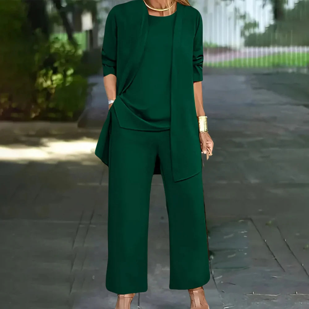 Eleganter dreiteiliger Hosenanzug für Damen
