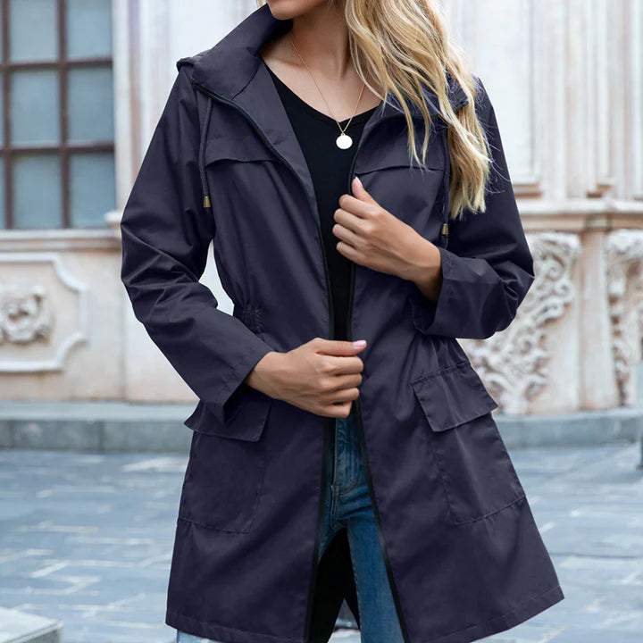 Stilvoller Trenchcoat mit Reißverschluss für Damen