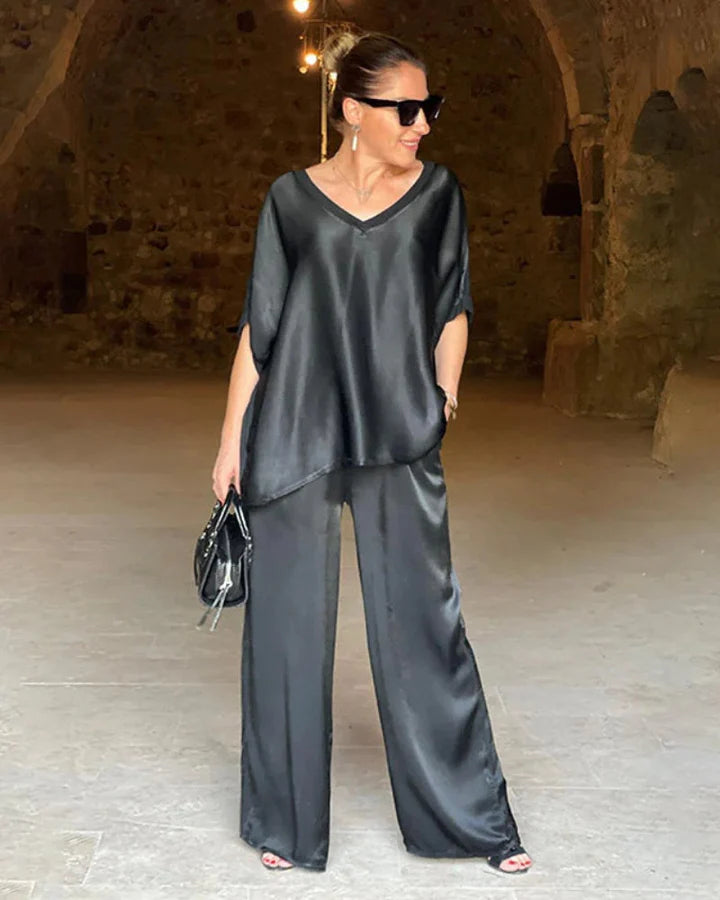 Elegantes 2-teiliges Damen-Set mit stilvollem Flair