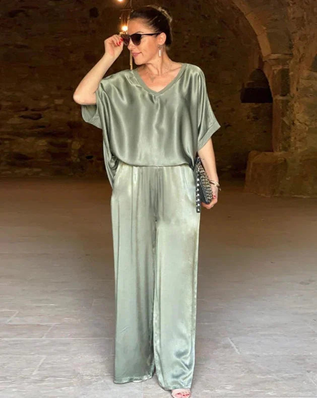 Elegantes 2-teiliges Damen-Set mit stilvollem Flair