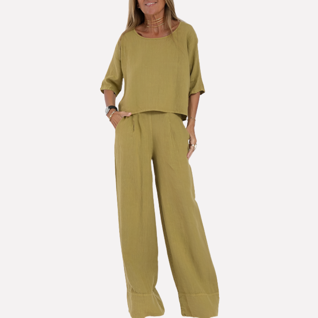 Damen Relaxed Fit Zwei-Teile-Set