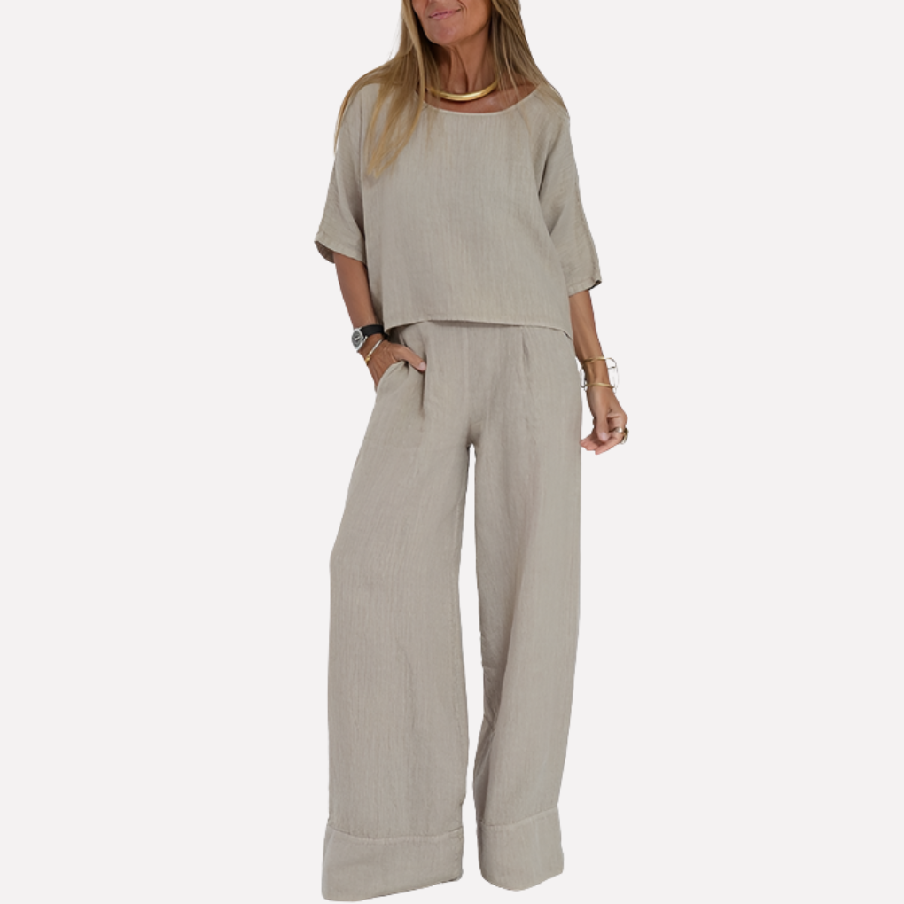 Damen Relaxed Fit Zwei-Teile-Set