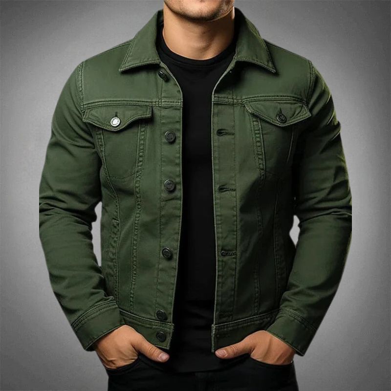 Herren-Denimjacke für stilvolle Sommerlooks