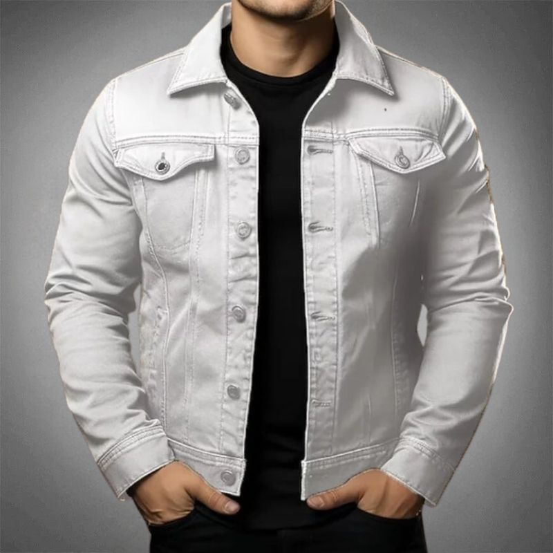 Herren-Denimjacke für stilvolle Sommerlooks