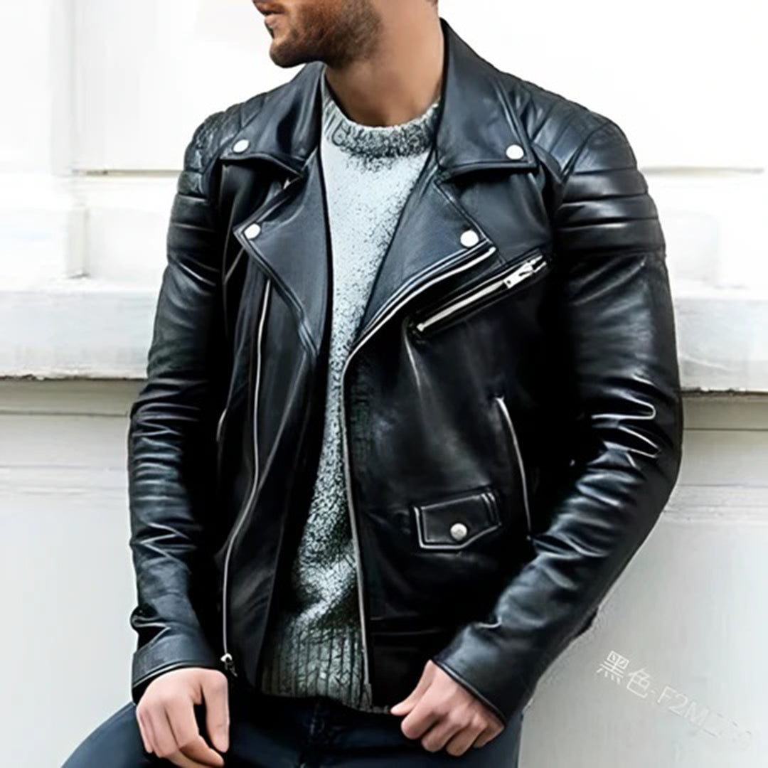 Rider Bikerjacke aus echtem Leder