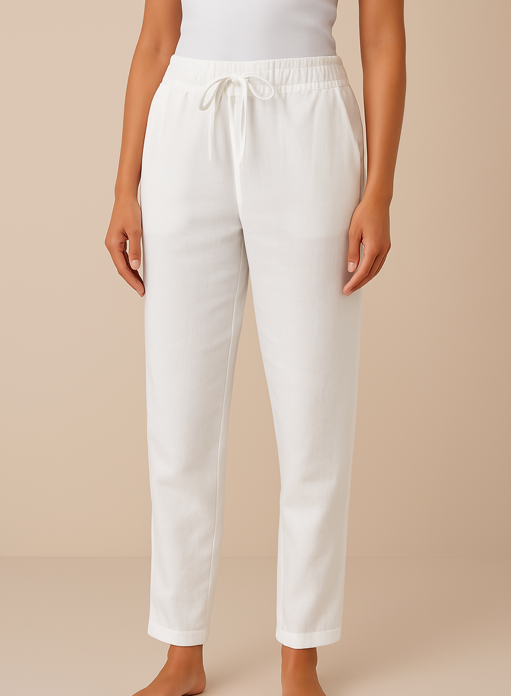 Leinen-Mix-Hose Mühelose Eleganz für jeden Anlass