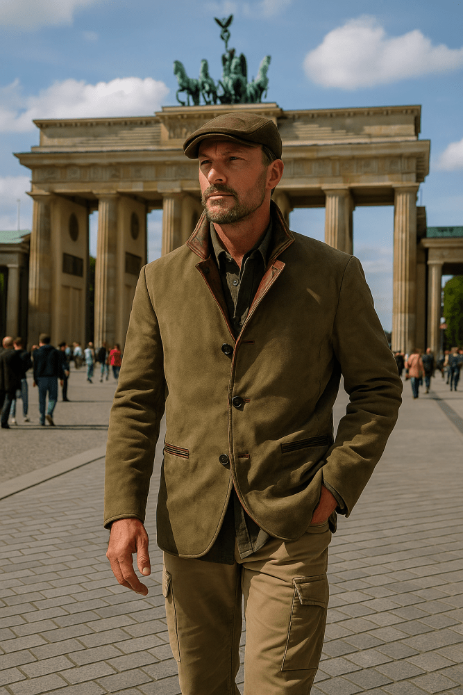 Herren Stilvolle Vintage-Jacke für die Freizeit
