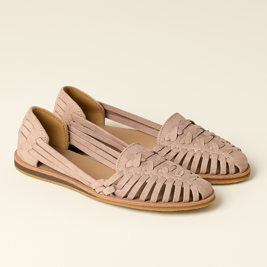 Riemchen-Slingback-Sandalen mit geschlossener Spitze für Damen