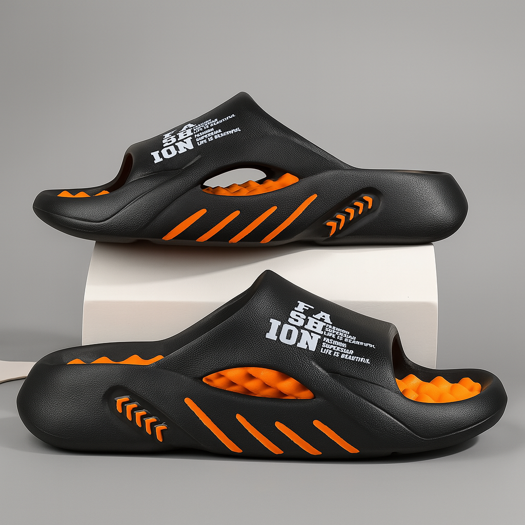 Gepolsterte Slide-Sandalen für Herren