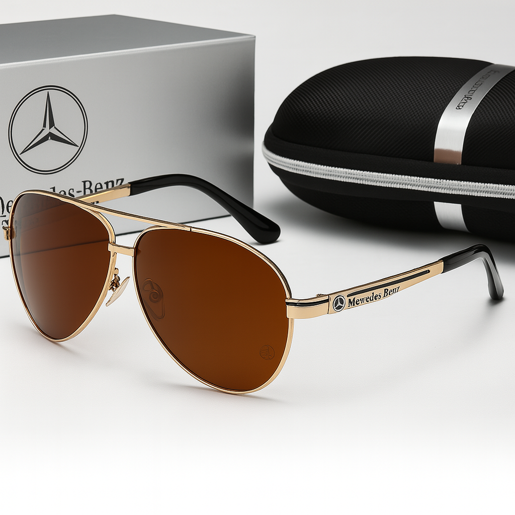 Hochwertige, blendfreie Luxus-Sonnenbrille zum Autofahren mit Polarisation