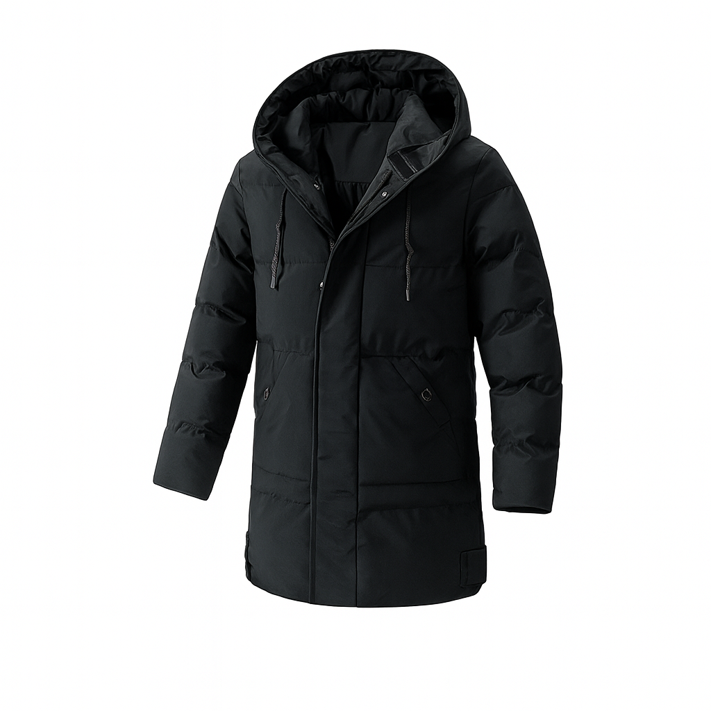 Isolierte Herrenjacke mit Kapuze – Funktionelle Wärme für jeden Tag