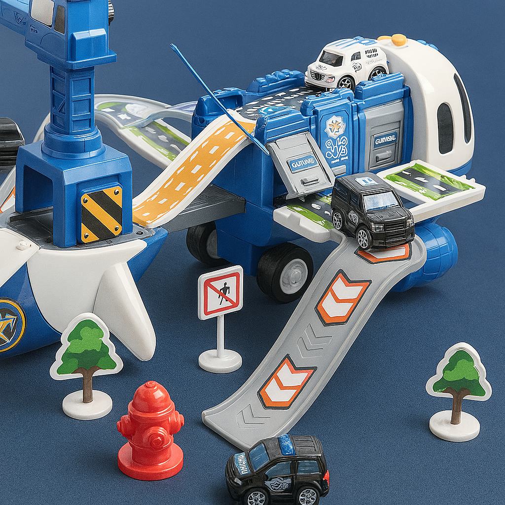 Abenteuerliches Flugzeug-Spielset für Kinder