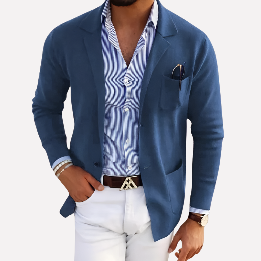 Herren Strickblazer