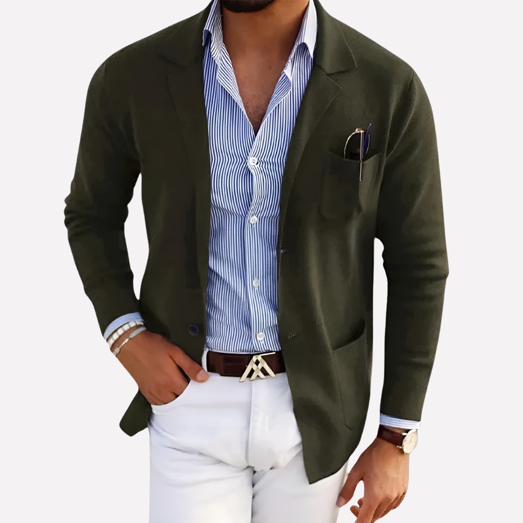 Herren Strickblazer