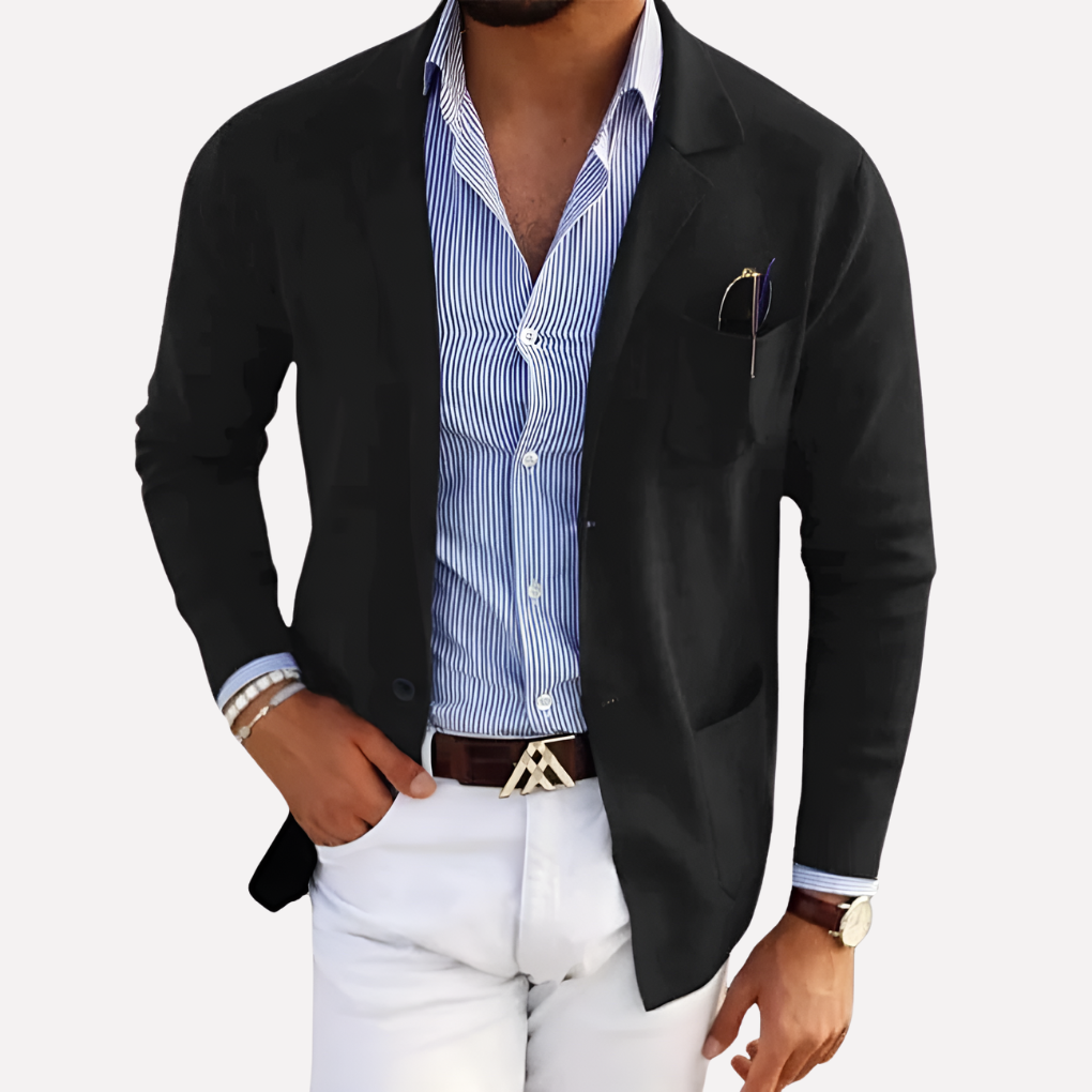 Herren Strickblazer