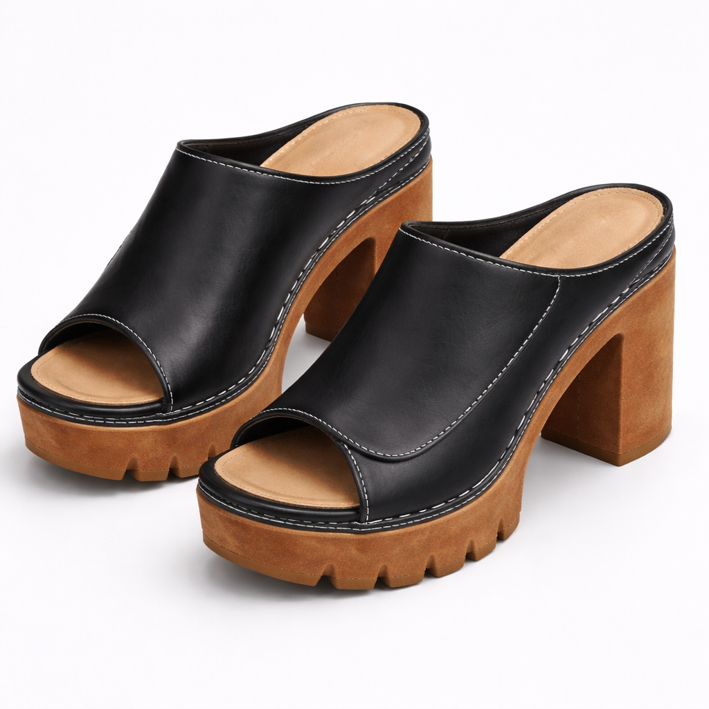 Damen Elegante Plateau-Pumps