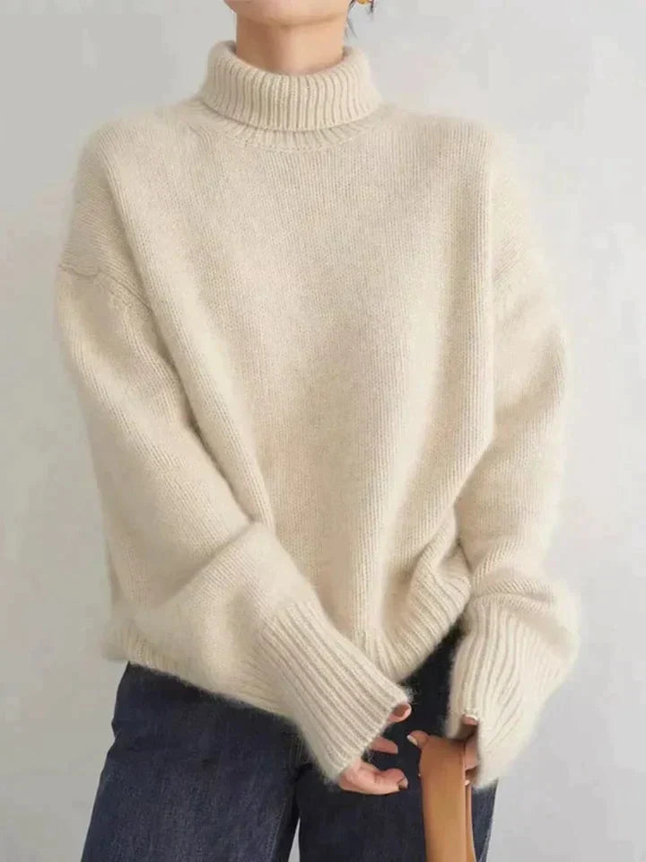 Luxus-Rollkragenpullover aus Kaschmir