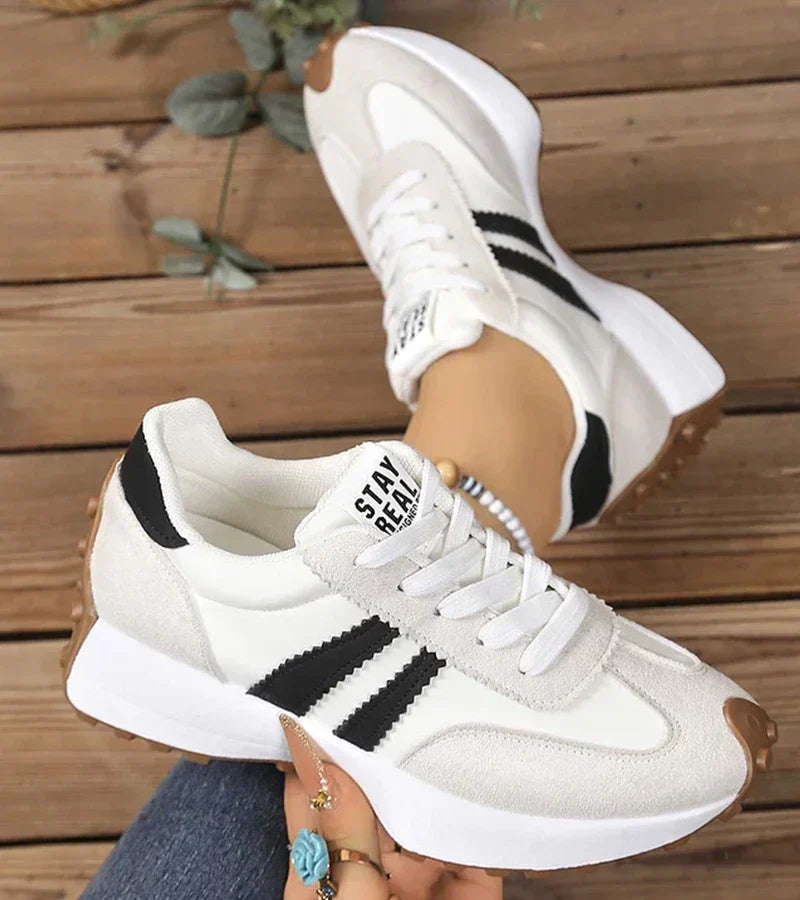 Damen Ergonomische Plateau-Sneakers