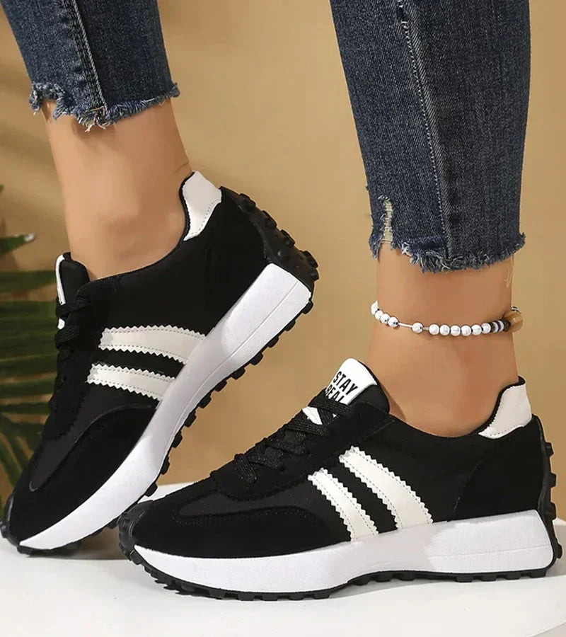 Damen Ergonomische Plateau-Sneakers