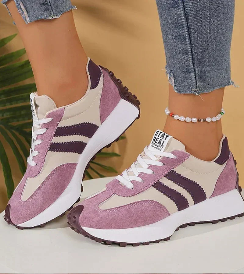 Damen Ergonomische Plateau-Sneakers