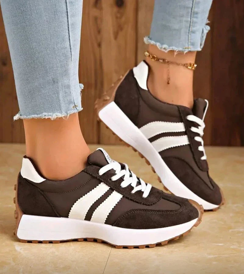 Damen Ergonomische Plateau-Sneakers